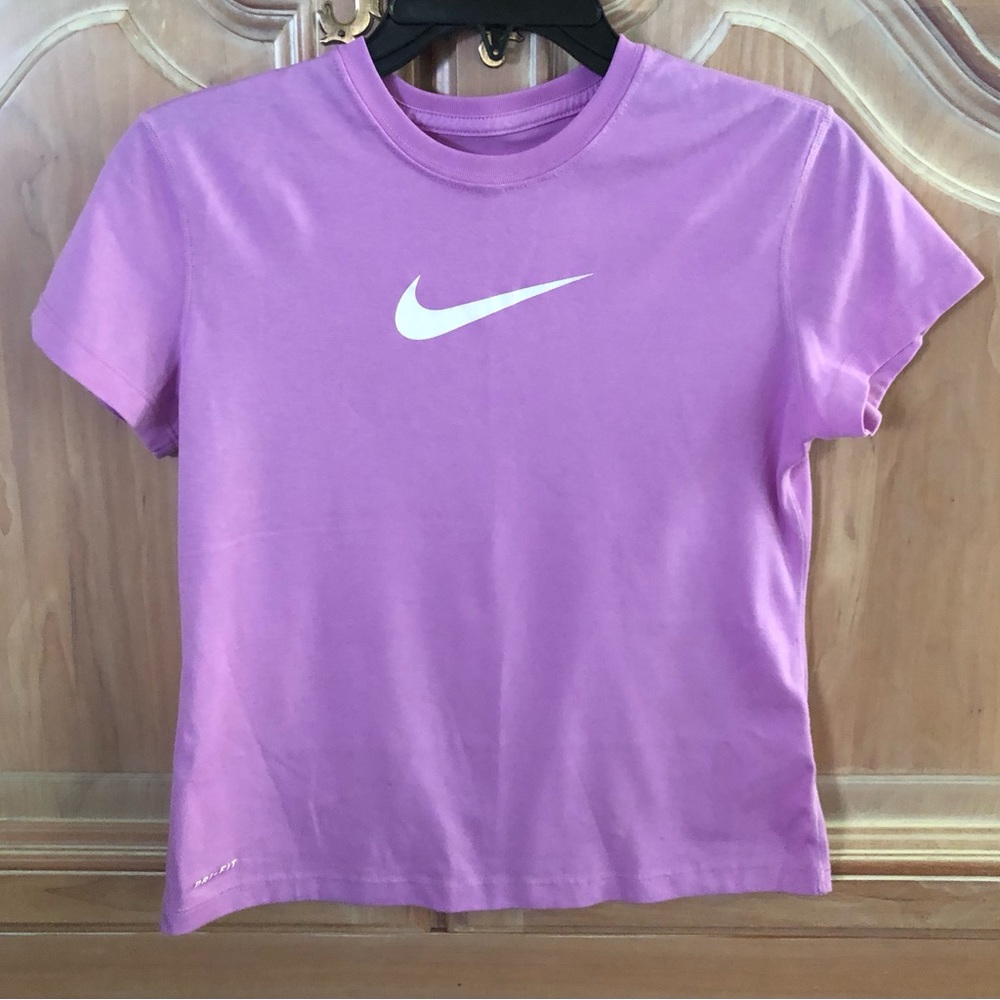 Girls Nike Purple Dri-Fit Athletic top